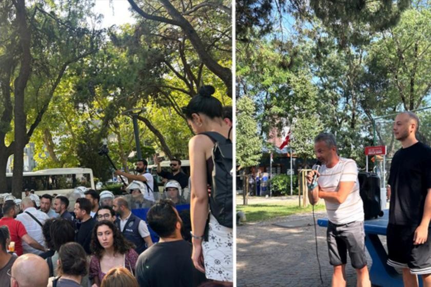 TİP’in Yoğurtçu Parkı'nda  düzenlediği etkinlikte gazeteci İrfan Değirmenci’nin de aralarında olduğu 50 kişi gözaltına alındı